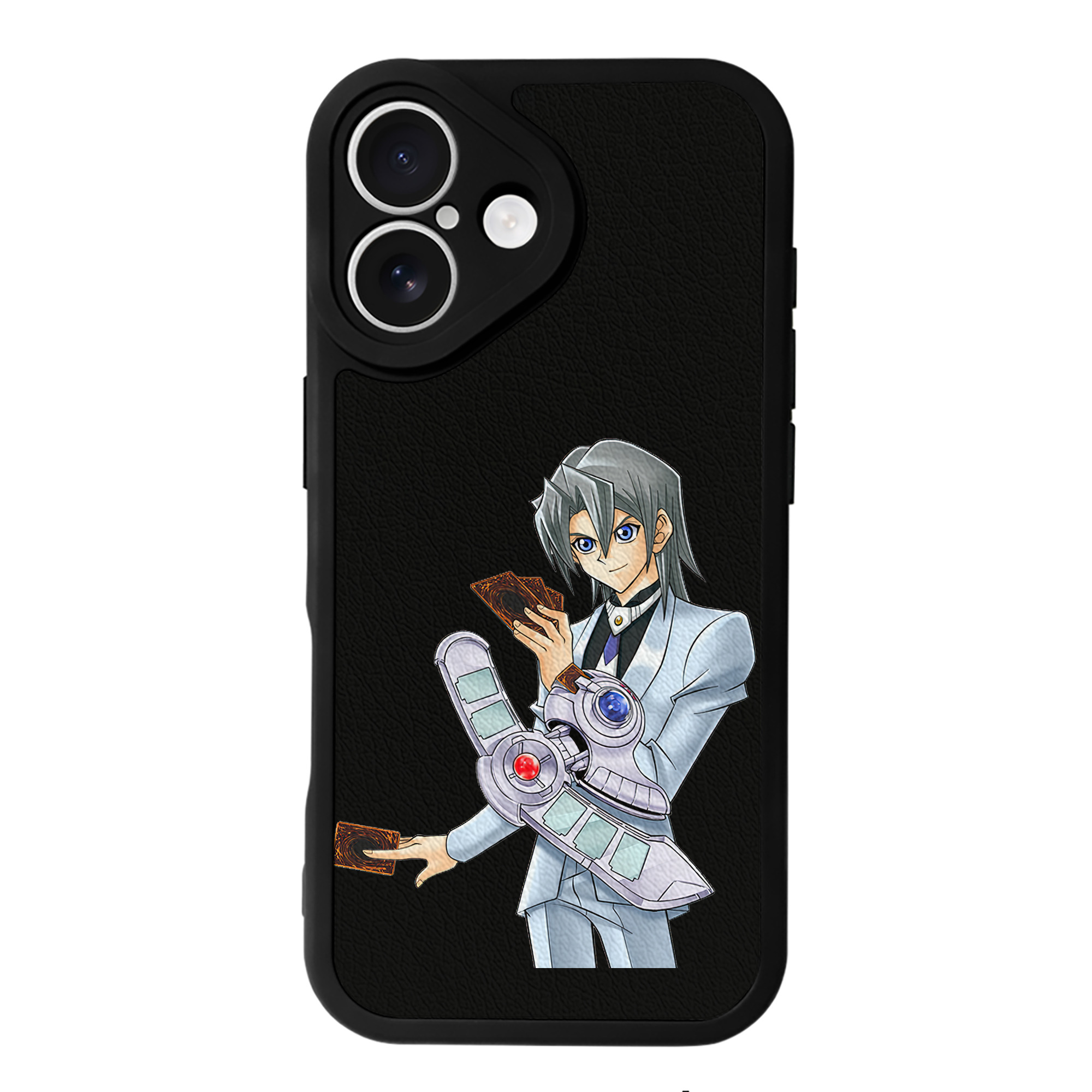 遊☆戯☆王 Yu-Gi-Oh! 【iPhone 16シリーズ対応】シリコンスマホケース（レザー調） 材質：シリコン